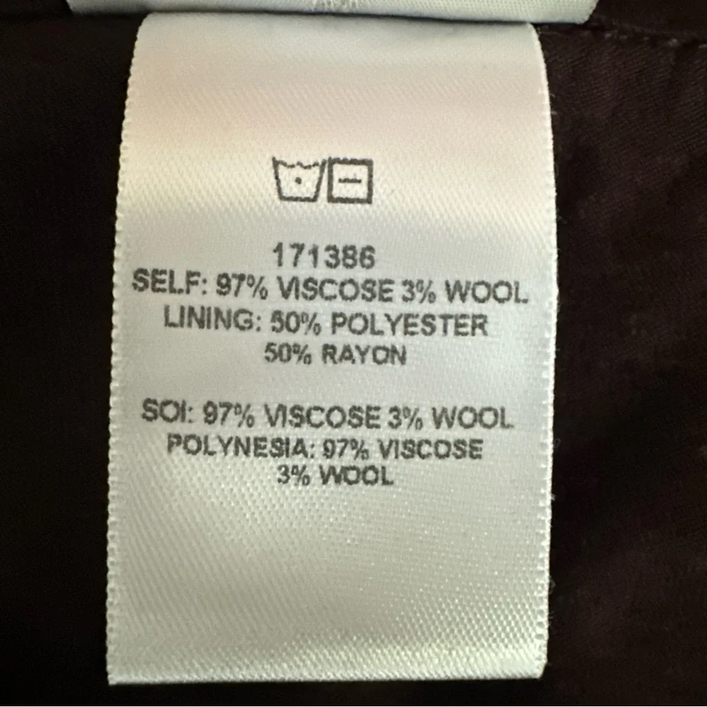 Dolan Anthropologie Women’s Small Melanie Maroon Sun Dress Asymmetrical Y2K Boho - Picture 14 of 15